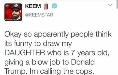 Keemstar is calling the cops?